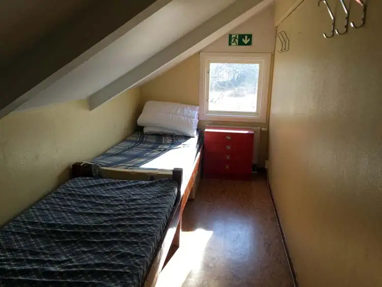 Sovsalar i Storstugan lägergård Hästhagen