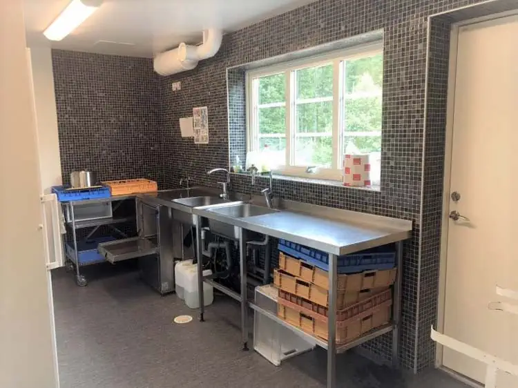 Hästhagen kurs läger med storhushållskök och diskavdelning