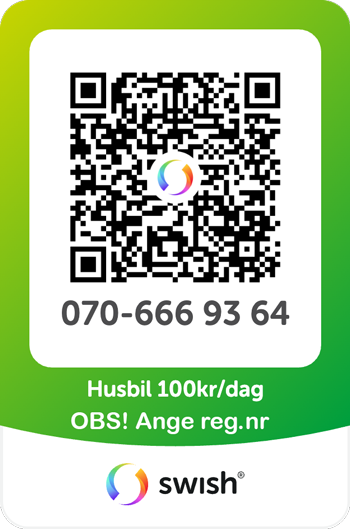 Qr Kod swish 100kr ställplats